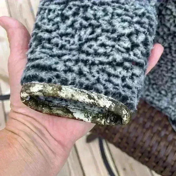 Real tree by Colosseum women’s large jacket 1/4 button pullover Sherpa fleece - Picture 6 of 14